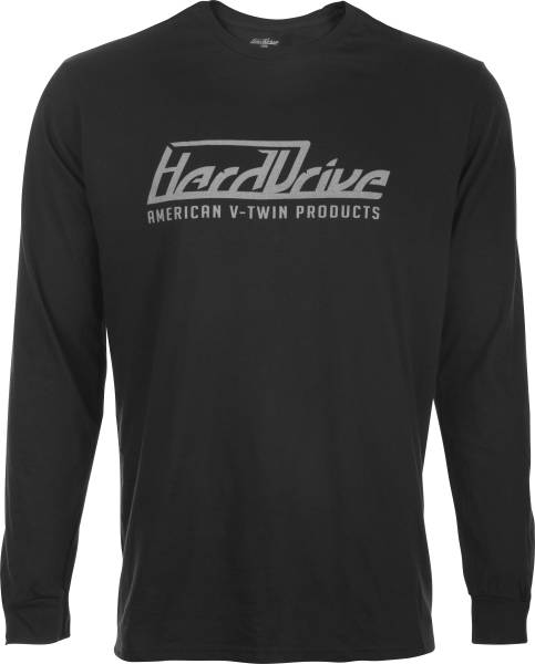 HARDDRIVE - HARDDRIVE LONG SLEEVE TEE BLACK/GREY 2X - Image 1