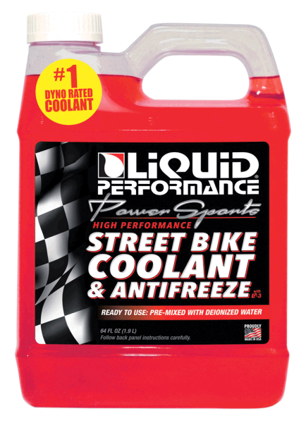 LIQUID PERFORMANCE - STREET BIKE COOLANT & ANTIFREEZE 64OZ - Image 1