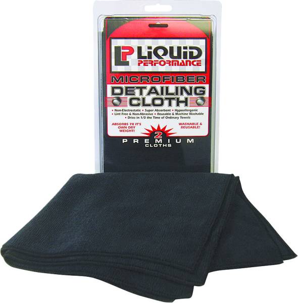 LIQUID PERFORMANCE - MICROFIBER DETAILING CLOTHS 2/PK - Image 1