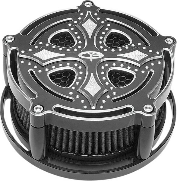 PREC. BILLET - AIR CLEANER DARKSIDE BLACK - Image 1