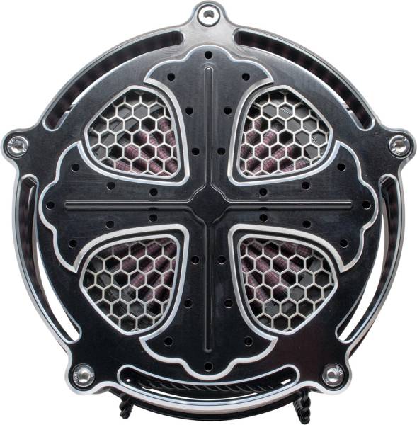 PREC. BILLET - AIR CLEANER NOBLE (BLACK) - Image 1