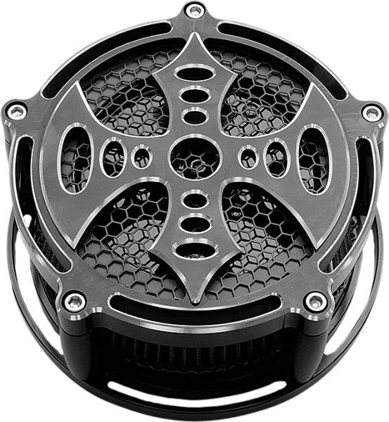 PREC. BILLET - BILLET AIR CLEANER BAD AXE BLACK - Image 1