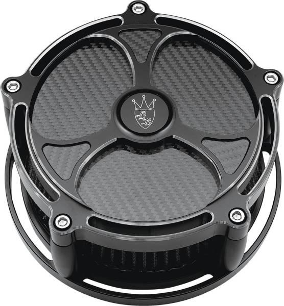 PREC. BILLET - BILLET AIR CLEANER BLACK LABEL (BLACK) - Image 1