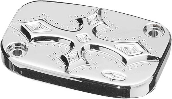 PREC. BILLET - UPPER BRAKE CYLINDER COVER DARKSIDE CHROME - Image 1