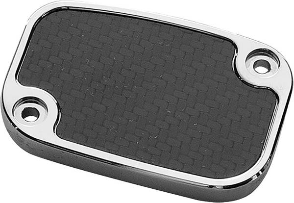 PREC. BILLET - UPPER BRAKE CYLINDER COVER GRAND PRIX CARBON (CHROME) - Image 1