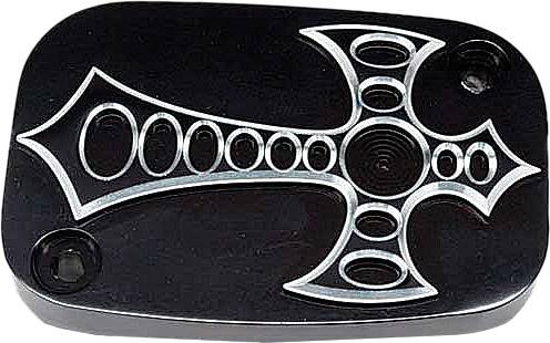 PREC. BILLET - BILLET UPPER BRAKE CYLINDER COVER BAD AXE (BLACK) - Image 1