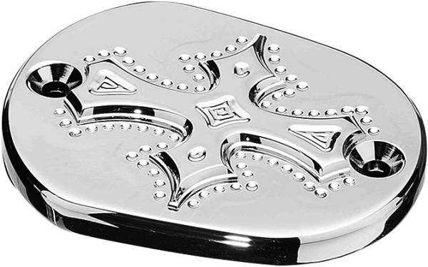 PREC. BILLET - UPPER BRAKE CYLINDER COVER DARKSIDE CHROME - Image 1