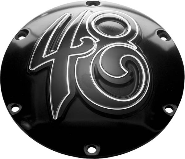 PREC. BILLET - BILLET DERBY COVER SPORSTER 48 BLACK - Image 1