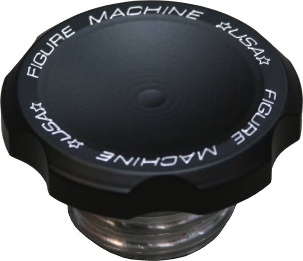 FIGURE MACHINE - SIGNATURE GAS CAP W/STANDARD THREAD BLACK DENIM - Image 1