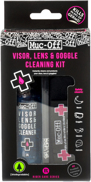 MUC-OFF - VISOR/LENS/GOOGLE CLEANING KIT - Image 1