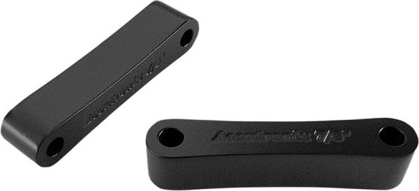 ACCUTRONIX - SMOOTH FENDER SPACERS BLACK 49MMX7/16" - Image 1