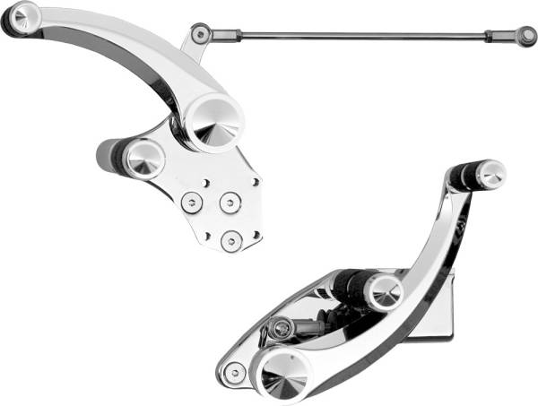 ACCUTRONIX - SOFTAIL FORWARD CONTROLS EVO CHROME - Image 1