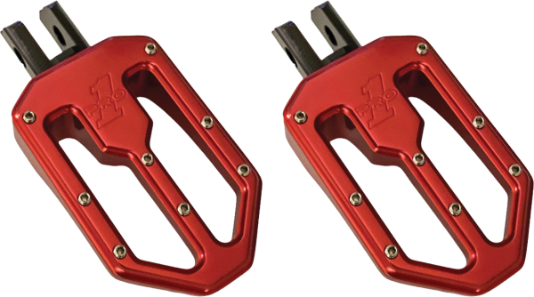 PRO ONE - PRO ONE M8 PEG MOTO V2 RED ANODIZE - Image 1