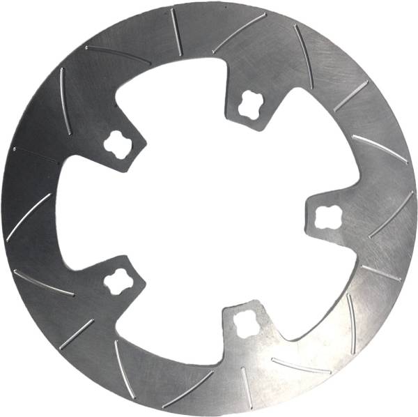 LYNDALL BRAKES - ONE-PIECE BRAKE ROTOR SILVER 11.8" - Image 1