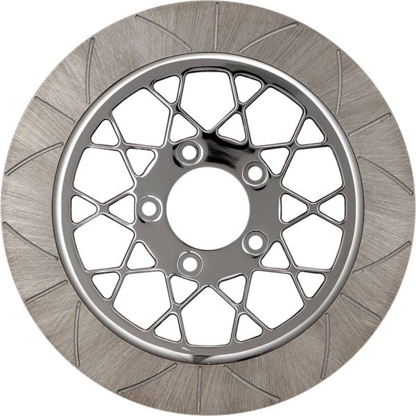 LYNDALL BRAKES - GEMINI FRONT BRAKE ROTOR 11.5" CHROME - Image 1