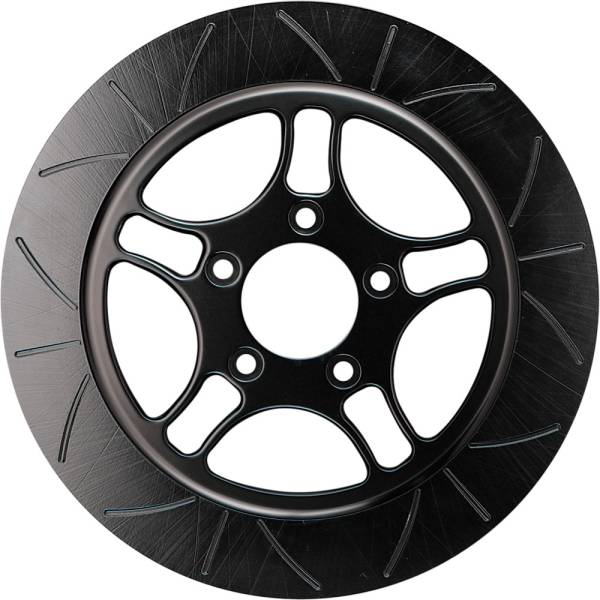 LYNDALL BRAKES - TRIANGULAR REAR BRAKE ROTOR 11.5" BLACK - Image 1