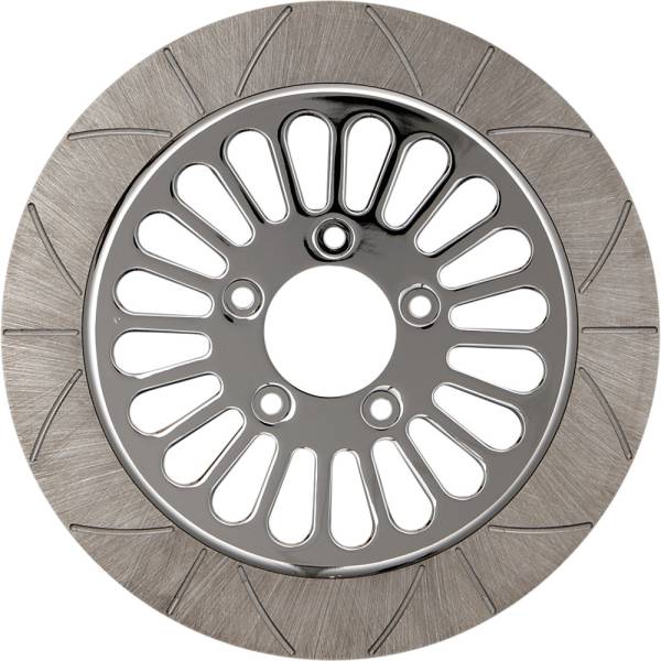 LYNDALL BRAKES - MILLENIUM FRONT BRAKE ROTOR 11.5" CHROME - Image 1