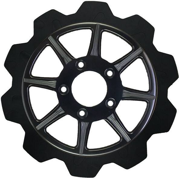 LYNDALL BRAKES - HIGH CARBON STEEL PHOENIX REAR ROTOR BLACK 11.8" - Image 1