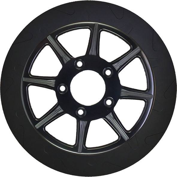 LYNDALL BRAKES - HIGH CARBON STEEL PHOENIX REAR ROTOR BLACK 11.5" - Image 1