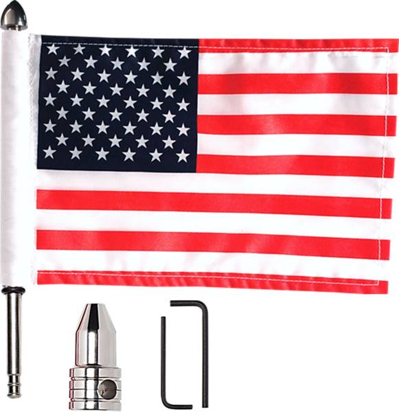 PRO PAD - USA 6X9 FLAG AND MOUNT FOR 1/2" ROUND BAR - Image 1