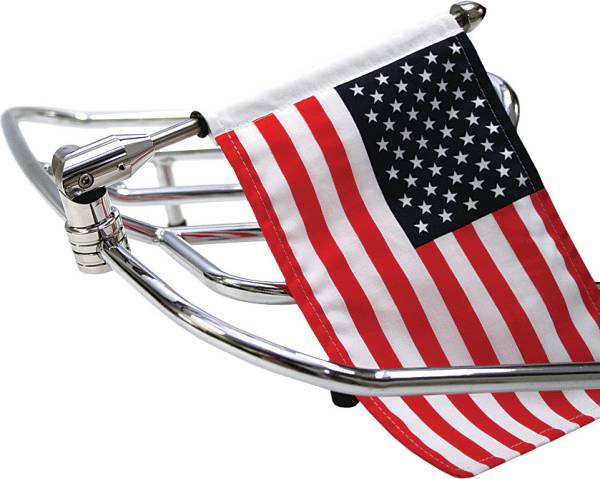 PRO PAD - USA 6X9 FLAG W/FOLDING MOUNT FOR 1/2" ROUND BAR - Image 1