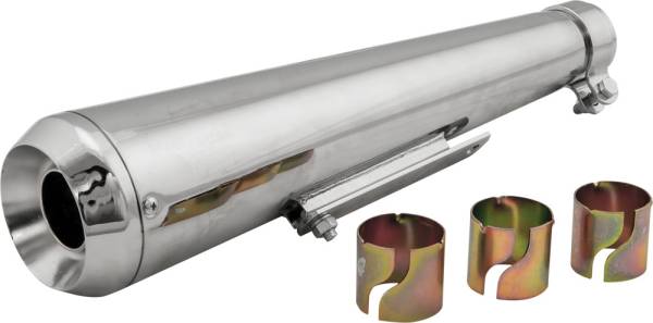 HARDDRIVE - MEGAPHONE STYLE MUFFLER OD 1-7/8" ID 1-3/4" LNG 16.5" - Image 1