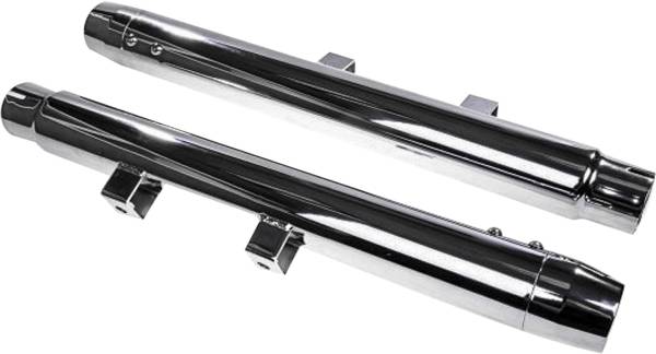 HARDDRIVE - HD RADIUM MUFFLERS CHROME W/CHROME END CAPS - Image 1