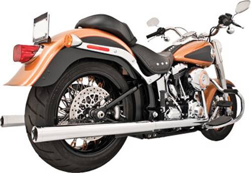 FREEDOM - TRUE DUALS W/2.5" STRT CUT CHR SOFTAIL - Image 1