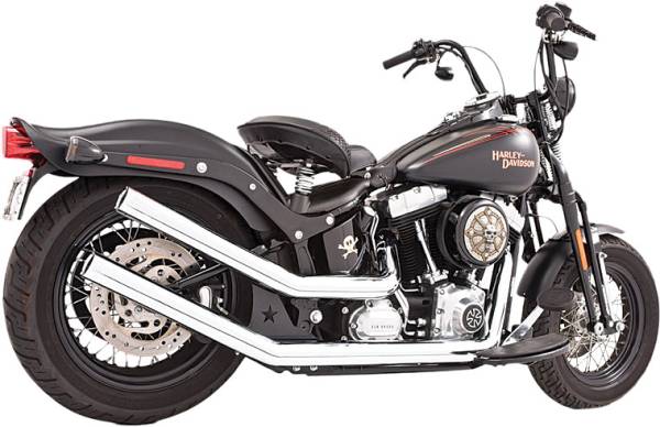 FREEDOM - UPSWEPT W/STAR END CAP CHR SOFTAIL - Image 1