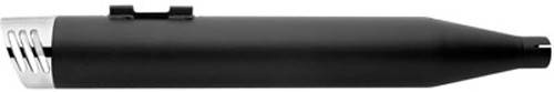 FREEDOM - 4" RACING SLIP SINGLE BLK/CHR TIP BAGGER - Image 1