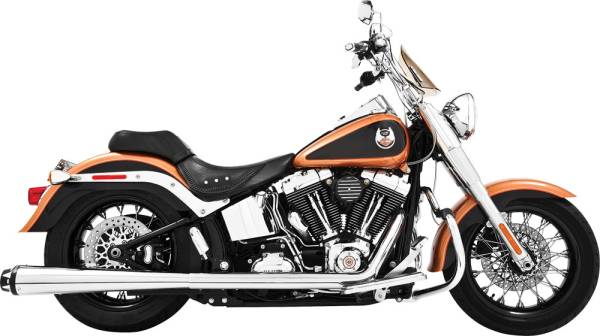 FREEDOM - AMERICAN OUTLAW DUALS CHROME W/BLACK TIP SOFTAIL - Image 1