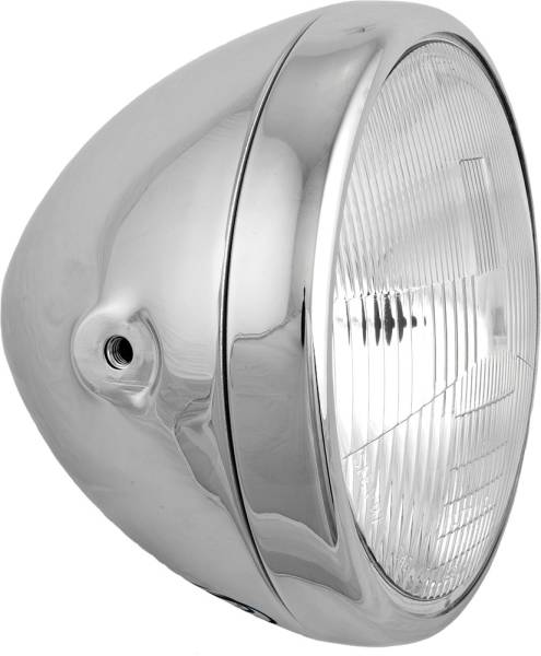 HARDDRIVE - 7" HEADLIGHT SIDE MOUNT CHROME 60/55W - Image 1