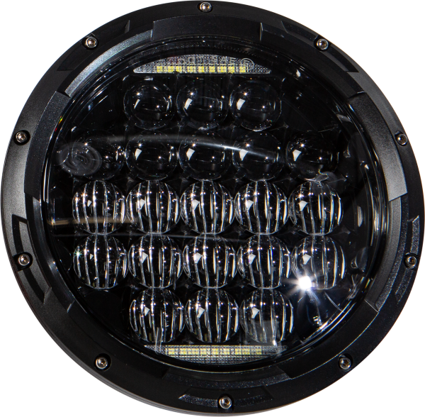 HARDDRIVE - LED HEADLIGHT 7" 90W BLACK - Image 1