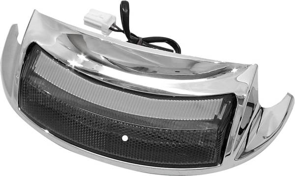 HARDDRIVE - REAR FENDER TIP LED LIGHT SMOKED LENS - Image 1