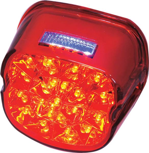 HARDDRIVE - LAYDOWN LED TAILLIGHT RED LENS - Image 1