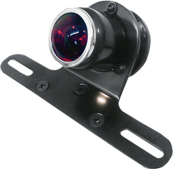 HARDDRIVE - RETRO STYLE TAILLIGHT BLK 1.5" O.D RED LENS - Image 1