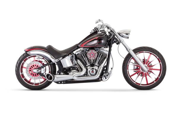 FREEDOM - TURNOUT 2-1 CHROME W/CHROME TIP `86-17 SOFTAIL - Image 1