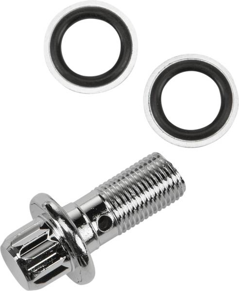 HARDDRIVE - BANJO BOLTS 12-PT KIT CHROME OE#41739-84 - Image 1