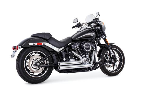 FREEDOM - INDEPENDENCE SHORTY CHROME W/CHROME TIP M8 SOFTAIL - Image 1