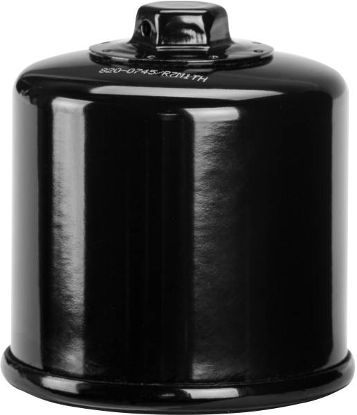 HARDDRIVE - OIL FILTER INDIAN SCOUT BLACK WITH HEX NUT - Image 1