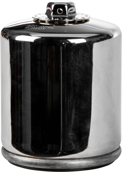 HARDDRIVE - OIL FILTER M8 CHROME HEAVY DUTY W/ HEX - Image 1