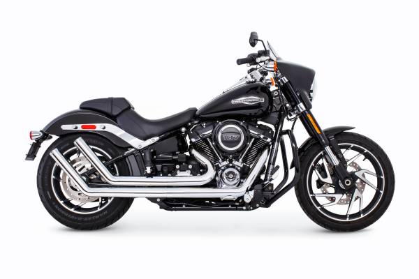 FREEDOM - UPSWEEP W/STAR END CAP CHROME M8 SOFTAIL - Image 1