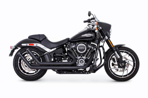 FREEDOM - UPSWEEP W/STAR END CAP BLACK M8 SOFTAIL - Image 1