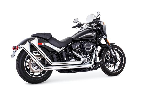 FREEDOM - UPSWEEP W/FISHTAILS CHROME M8 SOFTAIL - Image 1