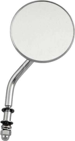 HARDDRIVE - 3" ROUND MIRROR W/4" STEM CHROME L/R - Image 1