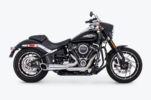 FREEDOM - TURNOUT 2-1 CHROME W/CHROME TIP M8 SOFTAIL - Image 1