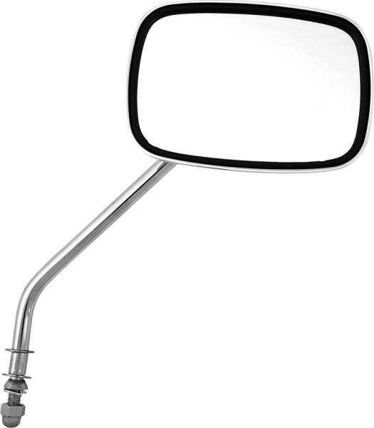 HARDDRIVE - MIRROR OE STYLE 8" STEM L/R CHROME L/R 5X3.5" - Image 1