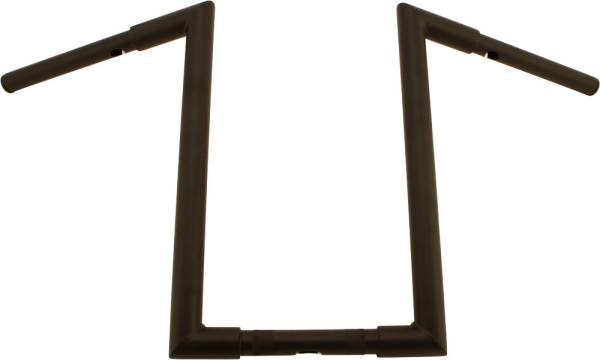 HARDDRIVE - H-BAR Z-BAR 1 1/4" CABLE 31.5W 16"RISE SATIN BLK - Image 1