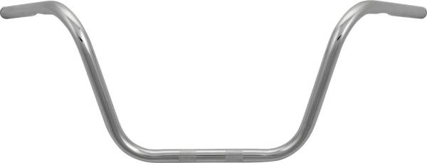 HARDDRIVE - BUCKHORN HANDLEBAR CHROME 1" W/10" RISE - Image 1