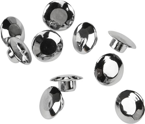 HARDDRIVE - HANDLEBAR CLAMP PLUG CAPS CHROME 10/PK - Image 1